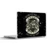 MuchoWow® Laptop Aufkleber Sticker Cover Motorrad - Skelett Produktbild-Vorschau 1