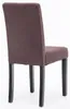 TPFLiving 2er Set Esszimmerstuhl Ines Stoff Gestell Holz Produktbild-Vorschau 4