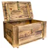 Truhe Hugo geflammt mit Deckel  50 x 36 x 26cm Produktbild-Vorschau 5