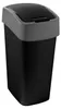 Curver Pacific Flip Bin 45L Nero Con Coperchio Grigio Anteprima dell’immagine prodotto 5