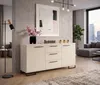 Kommode mit Schubladen Fernsehschrank HANA 3S Weiß Produktbild-Vorschau 2