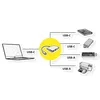 VALUE USB 3.2 Gen 2 Hub, 4fach (2x A+ 2x C), Typ C Produktbild-Vorschau 2