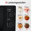 Galanz Mikrowelle 20L Schwarz 700W mit Auftaufunktion, 6 Produktbild-Vorschau 5