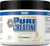 A white plastic tub of Weider Pure Creatine powder with blue and gold labeling. Produktbild-Vorschau