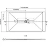 Mexen Toro rechteckige Duschwanne SMC 180 x 70 cm, Schwarz Produktbild-Vorschau 6