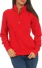 Mivaro Damen Sweatshirt mit halbem Reißverschluss aus Produktbild-Vorschau 1
