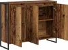 vidaXL Seitenschrank Altholz 96,5 x 30 x 75 cm Produktbild-Vorschau 5