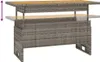vidaXL Záhradný stôl Grey 100x50x43/63 cm Akáciové drevo a Náhľad obrázku produktu 5