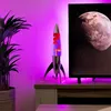 FISURA – Lila lavalampe "Rocket" met zwarte voet, paarse Productafbeelding-voorbeeld 4