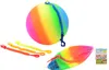 Palla arcobaleno John Toy misura 5 con cavo Anteprima dell’immagine prodotto 1