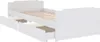 vidaXL Lit en bois massif avec tiroirs pin blanc 90x200 cm Voir les images du produit 6
