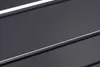 A close-up abstract view of a gray gate with white trim. Produktbild-Vorschau