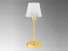 LED Tischleuchte mit Touch Dimmer Messing glänzend & Produktbild-Vorschau 3