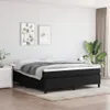 vidaXL Boxspringbettgestell Schwarz 160x200 cm Stoff Produktbild-Vorschau 2