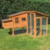Hühnerhaus Liese mit PVC Welldach - mit extra Auslauf Produktbild-Vorschau 1