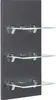 LED-Panel SANTINI anthrazit mit 3 Glasablagen mit Produktbild-Vorschau 1