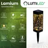 LUMILED 4er Set Solarleuchte für Außen 29cm LED Garten Produktbild-Vorschau 2