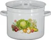Gemüse Emaille Kochtopf Topf 5,5 Liter ca 23cm Durchmesser Produktbild-Vorschau 1