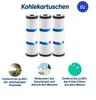 KLARWOD (10 Stück) Wasserfilterpatrone 10" Carbon Block Produktbild-Vorschau 2