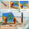 Lantigo Paravent de Plage Planche de Surf 6 m Brise-vent Voir les images du produit 3