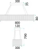 tooLight Hängelampe App1547-Cp Chrome Produktbild-Vorschau 11