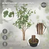 ML-Design umelý eukalyptus 120 cm, umelá rastlina s kmeňom Náhľad obrázku produktu 3