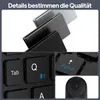 Tragbares 3-in-1 Klappbares Tastatur-Maus-Set mit Dual-Mode Produktbild-Vorschau 5