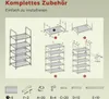 WOLTU Schuhregal mit 5 Ablagen, Schuhständer Metallgestell, Produktbild-Vorschau 8