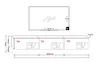 FURNITECH TV Lowboard TV Board hängend  I TV Schrank/226 cm Produktbild-Vorschau 6