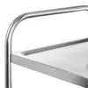 Carrello di servizio in acciaio inox, 2 ripiani Anteprima dell’immagine prodotto 5