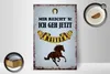 Holzschild  Mir reicht`s ich geh reiten, 30x20 cm, Produktbild-Vorschau 3