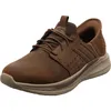 A single brown SKECHERS SLIP-INS SLADE - ZACHARY shoe is shown against a white background. Voir les images du produit