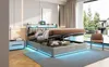 Luxusná zamatová čalúnená posteľ ProximaX 140x190 cm v Náhľad obrázku produktu 14