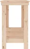 vidaXL Banco da lavoro 140x50x80 cm in legno di pino Anteprima dell’immagine prodotto 5