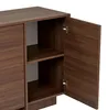 Skye Decor, Kvalitná konzolová zostava (3-dielna) – orech, Náhľad obrázku produktu 4