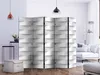 5-teiliger Einseitiger Vlies Paravent - White Illusion II Produktbild-Vorschau 5