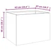 A diagram showing the dimensions of a planter. Náhled obrázku produktu