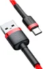 A close-up shot of a USB to USB-C charging cable. Produktbild-Vorschau