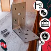 KOTARBAU Set van 12 hoekverbinders, plankhoek, 100 x 100 x Productafbeelding-voorbeeld 8