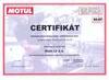 A certificate with a person in the background. Anteprima dell’immagine prodotto