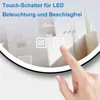 LED Spiegel mit Beleuchtung Rund Badezimmerspiegel 60x60cm Produktbild-Vorschau 6