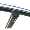 A close-up view of a metal frame with a black cap and a bolt. Anteprima dell’immagine prodotto