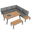 MERAX Gartenlounge-Set, Sitzgruppe Gartenmöbel Set mit Produktbild-Vorschau 15
