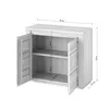 Kommode Kernbuche 90 cm Massivholz-Front 2-türig Sideboard Produktbild-Vorschau 9