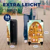 MuchoWow® Koffer Handgepäck Trolley Rollkoffer Kleine Produktbild-Vorschau 5