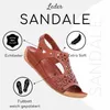 Gemini Damen Sandale braun Größe 39 Produktbild-Vorschau 5