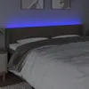 LED Kopfteil Taupe 203x16x78/88 cm Stoff Produktbild-Vorschau 4