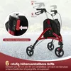 COSTWAY Rollator stretto per appartamenti, triciclo Anteprima dell’immagine prodotto 6