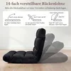 Sedia da pavimento COSTWAY con schienale regolabile, Anteprima dell’immagine prodotto 3