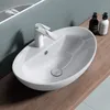 doporro Lavabo vasque à poser blanc 59cm lave main Voir les images du produit 1